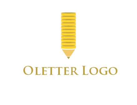 coins pencil vector