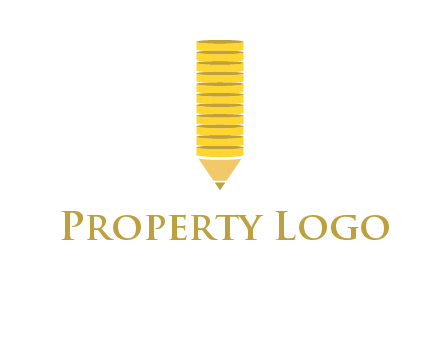 coins pencil vector