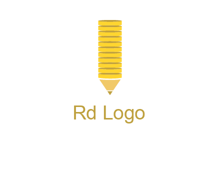 coins pencil vector