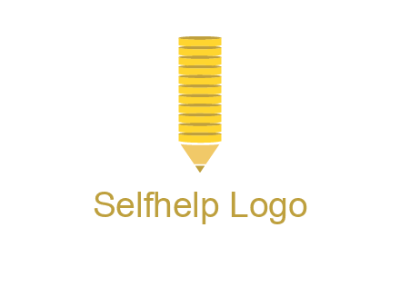 coins pencil vector