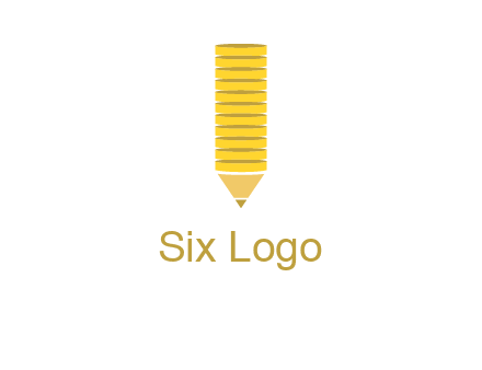 coins pencil vector