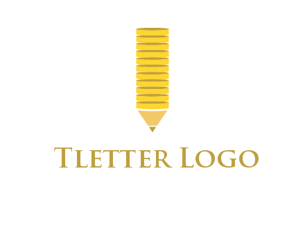 coins pencil vector