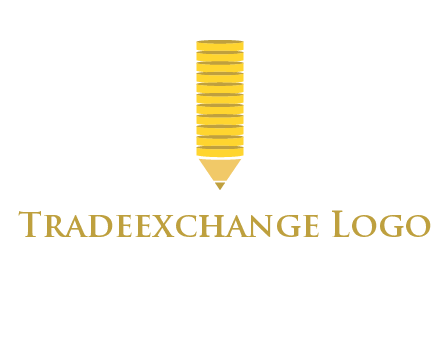 coins pencil vector