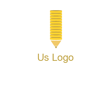 coins pencil vector