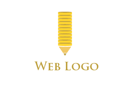 coins pencil vector