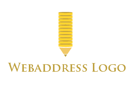 coins pencil vector