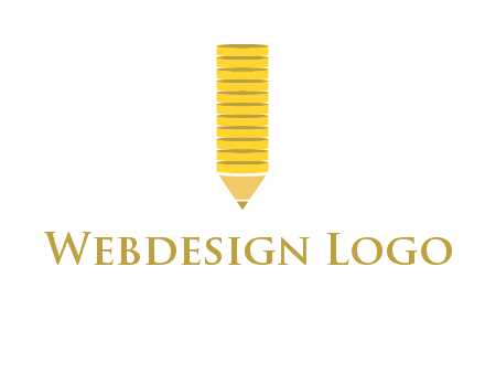 coins pencil vector