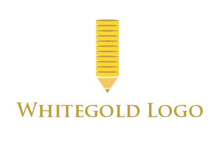 coins pencil vector