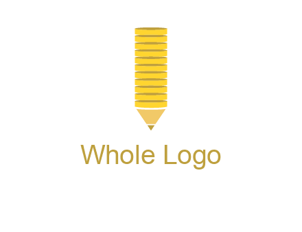 coins pencil vector