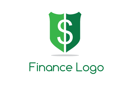 dollar sign in shield logo