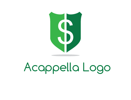 dollar sign in shield logo