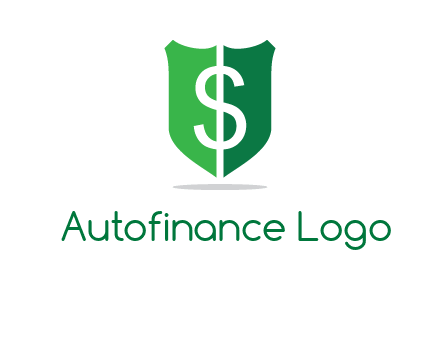 dollar sign in shield logo