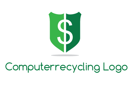 dollar sign in shield logo