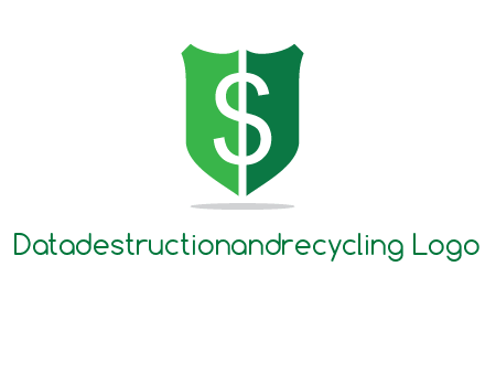 dollar sign in shield logo