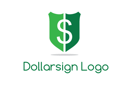 dollar sign in shield logo