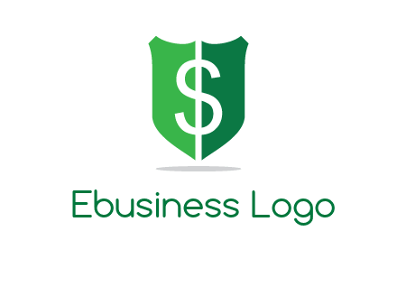dollar sign in shield logo