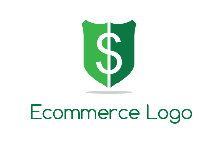dollar sign in shield logo