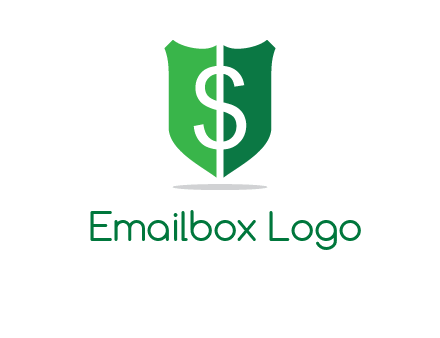 dollar sign in shield logo