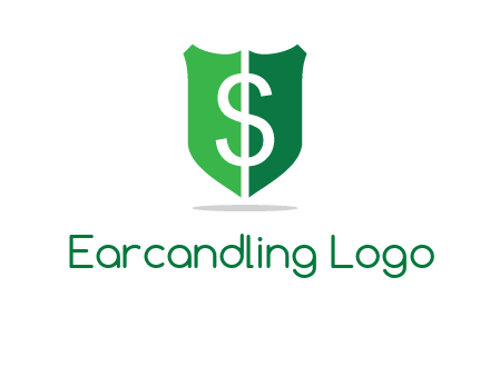 dollar sign in shield logo