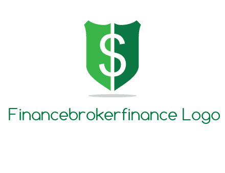 dollar sign in shield logo