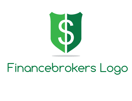 dollar sign in shield logo