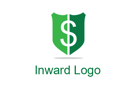 dollar sign in shield logo