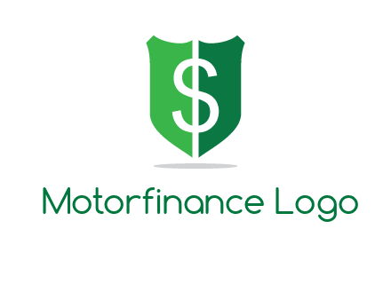 dollar sign in shield logo