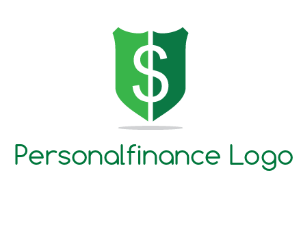 dollar sign in shield logo