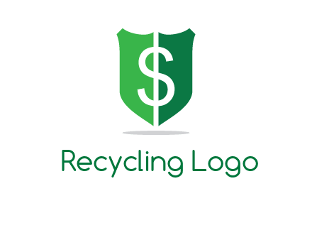 dollar sign in shield logo