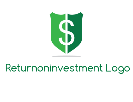 dollar sign in shield logo