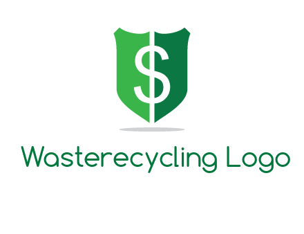 dollar sign in shield logo