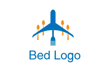 fork spoon plane travel & hospitality logo
