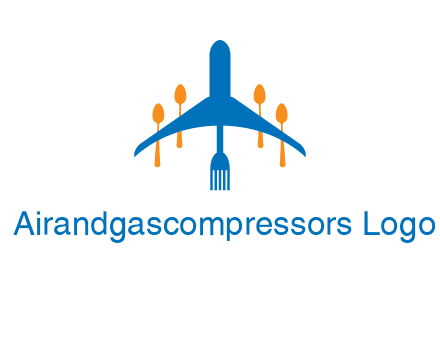 fork spoon plane travel & hospitality logo