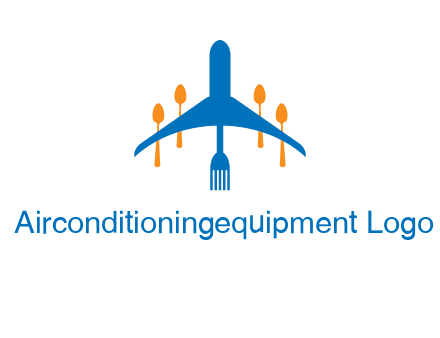 fork spoon plane travel & hospitality logo