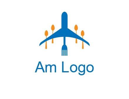 fork spoon plane travel & hospitality logo