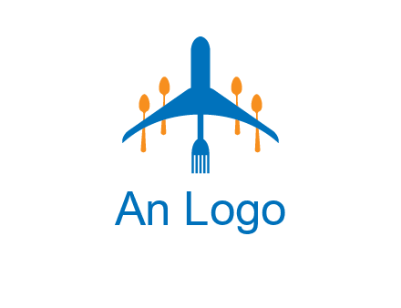 fork spoon plane travel & hospitality logo