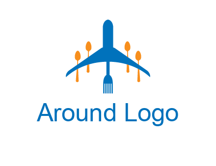 fork spoon plane travel & hospitality logo