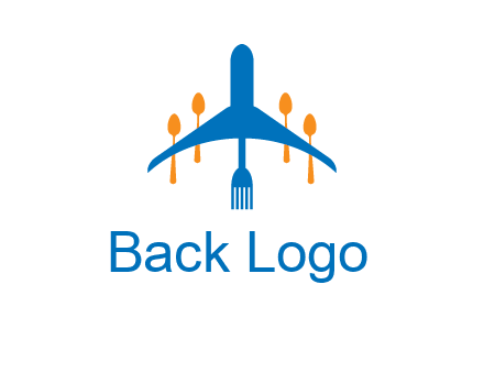 fork spoon plane travel & hospitality logo