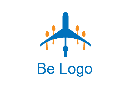 fork spoon plane travel & hospitality logo