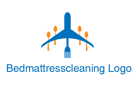 fork spoon plane travel & hospitality logo