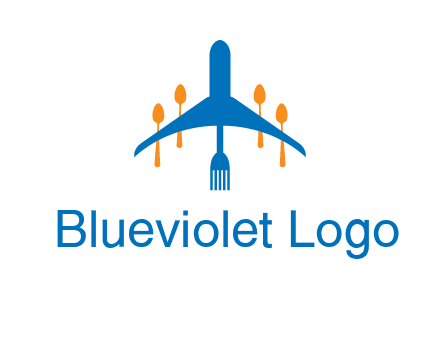 fork spoon plane travel & hospitality logo