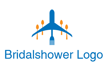 fork spoon plane travel & hospitality logo