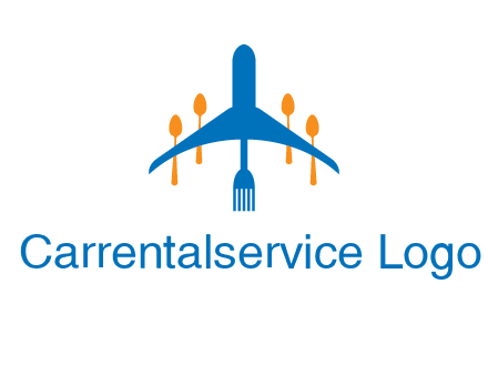 fork spoon plane travel & hospitality logo