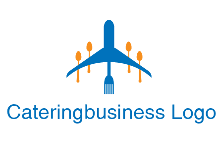 fork spoon plane travel & hospitality logo