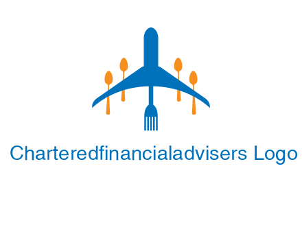fork spoon plane travel & hospitality logo