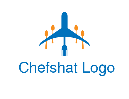 fork spoon plane travel & hospitality logo