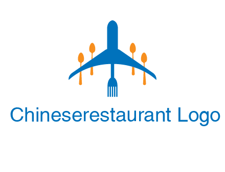 fork spoon plane travel & hospitality logo