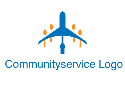fork spoon plane travel & hospitality logo