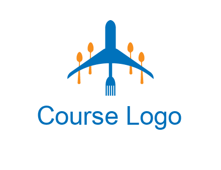 fork spoon plane travel & hospitality logo