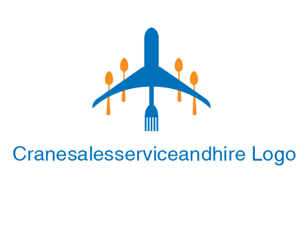 fork spoon plane travel & hospitality logo